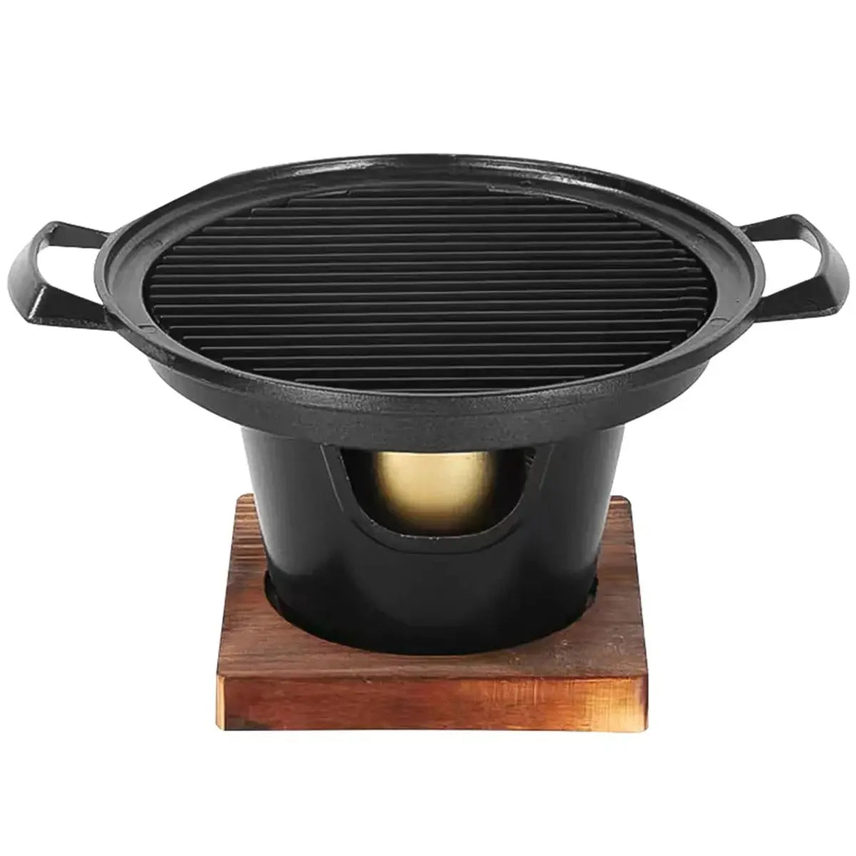 Mini BBQ Alcohol Stove Barbecue Grill Japanese One Person Cooking Oven Detachable Outdoor BBQ Plate Roasting Meat Tools - Slobuy