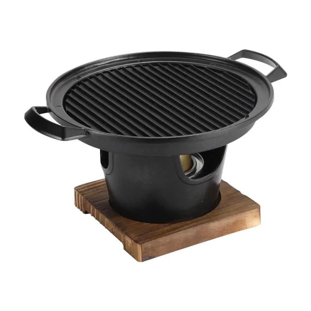 Mini Barbecue Oven Grill Home Outdoor Camping Alcohol Stove BBQ Japanese One Person Cooking Garden Party Roasting Meat Tool - Slobuy