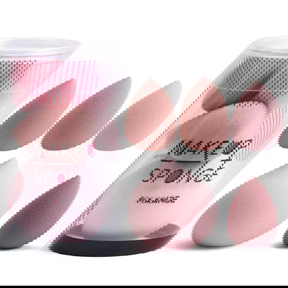 Mini Cosmetic Egg 5 PCs Wet and Dry Dual Use Foam Large Powder Puff Makeup Tools Makeup Blender - Slobuy