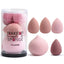 Mini Cosmetic Egg 5 PCs Wet and Dry Dual Use Foam Large Powder Puff Makeup Tools Makeup Blender - Slobuy
