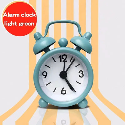 Mini Cute Metal Small Alarm Clock Creative Student Electronic Clock Alarm - Slobuy