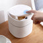 Mini Desktop Bin Bedroom Small Plastic Trash Can Office Garbage Basket Workspace Bathroom Storage Box Home Desk Trash Can - Slobuy