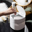 Mini Desktop Bin Bedroom Small Plastic Trash Can Office Garbage Basket Workspace Bathroom Storage Box Home Desk Trash Can - Slobuy