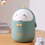 Mini Desktop Trash Can With Lid Portable Cute Cartoon Trash Bin Bedroom Organizer Office Car Small Trash Can Stationery Storage - Slobuy