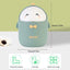 Mini Desktop Trash Can With Lid Portable Cute Cartoon Trash Bin Bedroom Organizer Office Car Small Trash Can Stationery Storage - Slobuy