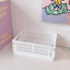 Mini Folding Plastic Storage Box Collapsible Storage Container Desktop Cosmetic Storage Basket Home Office Organizer Box 1 PC - Slobuy