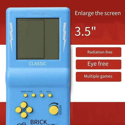 Mini Handheld Game Console Built-in 23 Games 80 Childhood Classic Tetris Retro Game Player Old Fashioned Children's Student Toys - Slobuy