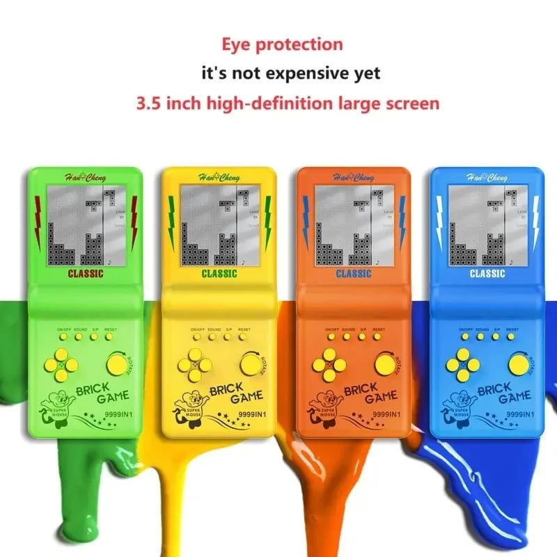 Mini Handheld Game Console Built-in 23 Games 80 Childhood Classic Tetris Retro Game Player Old Fashioned Children's Student Toys - Slobuy