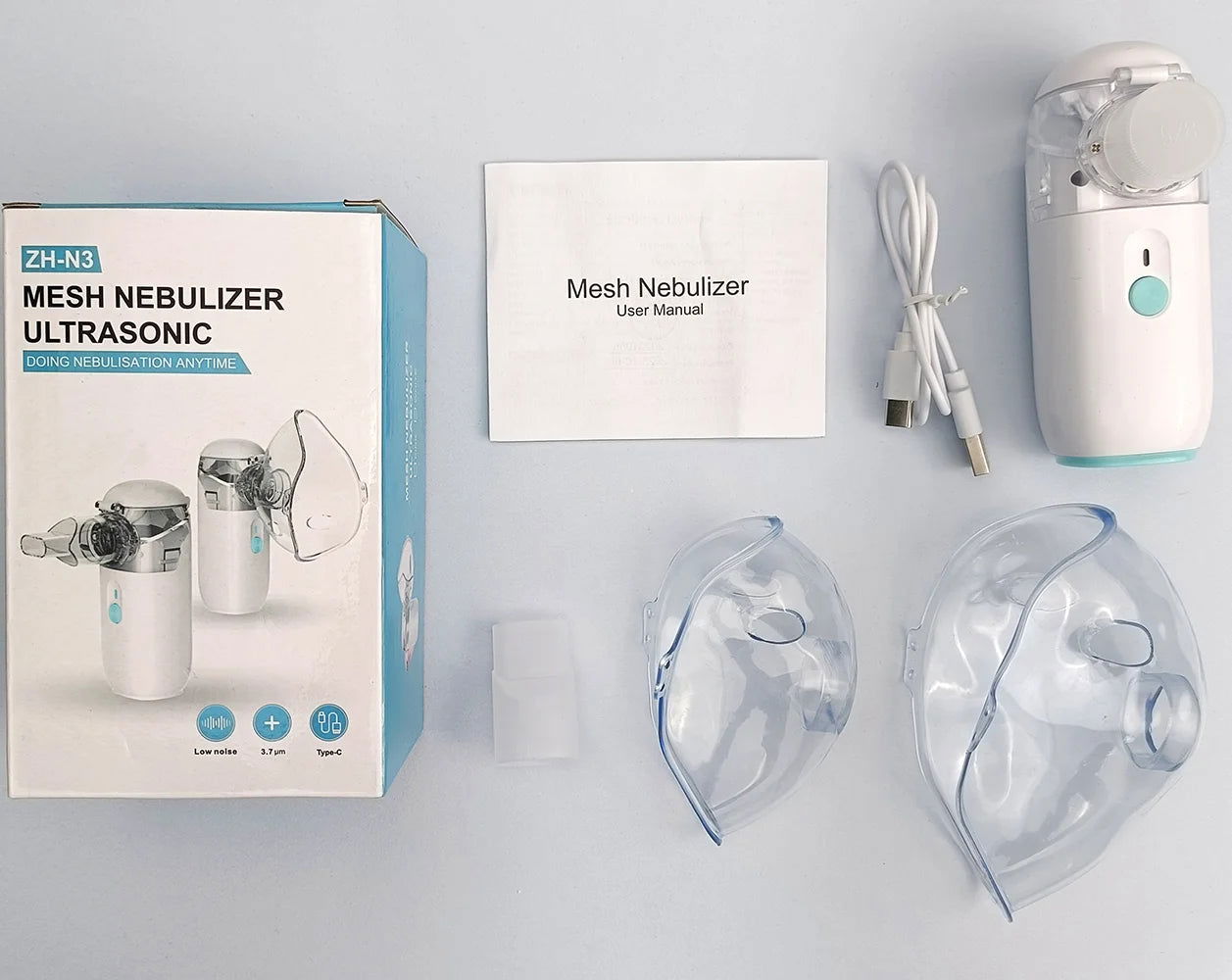 Mini Handheld Mesh Cleaning Atomizer Detachable Portable Automatic Silent Medical Emergency Equipment for Children and Adults - Slobuy