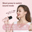 Mini Karaoke Machine for Kids and Adults Portable Speaker With 1-2 Wireless Microphone for Home KTV Birthday Party Holiday Gifts - Slobuy