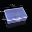 Mini Plastic Box Rectangular Box Translucent Box Packing Box Storage Box Dustproof Solid Strong Jewelry Storage Case Container - Slobuy