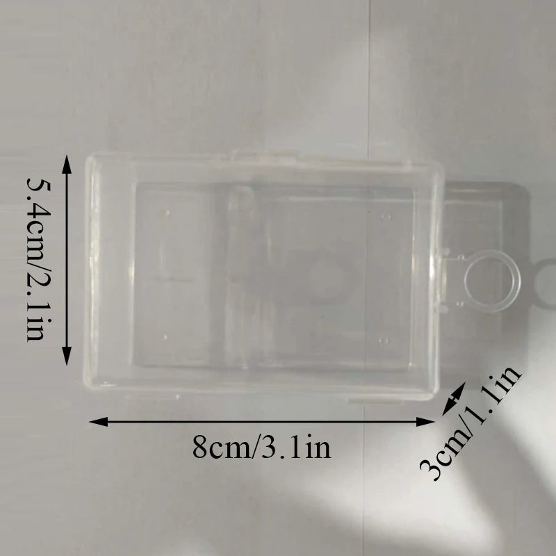 Mini Plastic Box Rectangular Box Translucent Box Packing Box Storage Box Dustproof Solid Strong Jewelry Storage Case Container - Slobuy