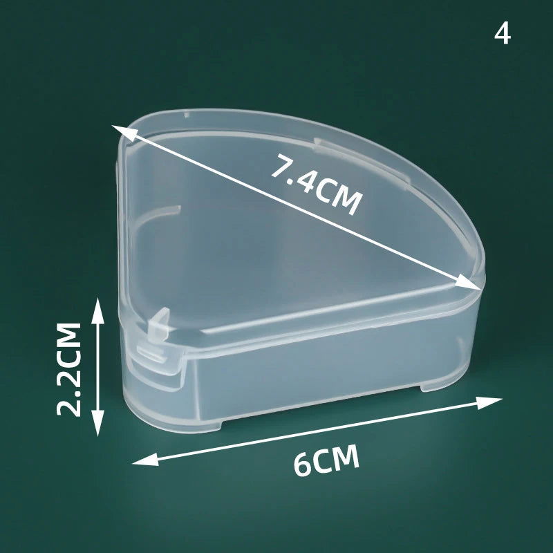 Mini Plastic Box Rectangular Box Translucent Box Packing Box Storage Box Dustproof Solid Strong Jewelry Storage Case Container - Slobuy