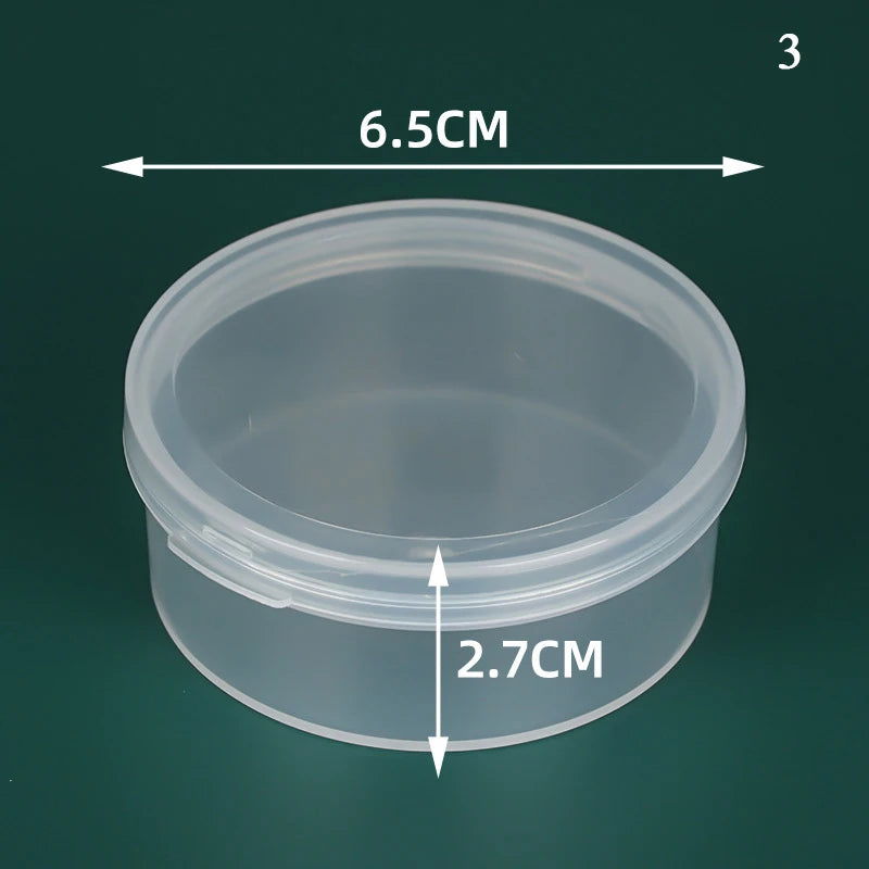 Mini Plastic Box Rectangular Box Translucent Box Packing Box Storage Box Dustproof Solid Strong Jewelry Storage Case Container - Slobuy