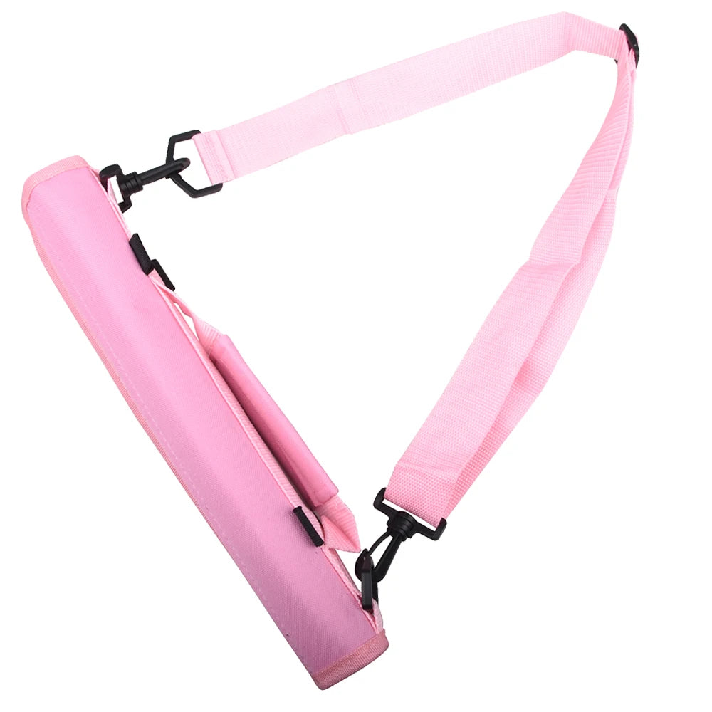 Mini Portable Nylon Golf Club Bag Simple Golf Gun Carrier Bag Travel Bag Golf Training Case With Adjustable Shoulder Straps - Slobuy