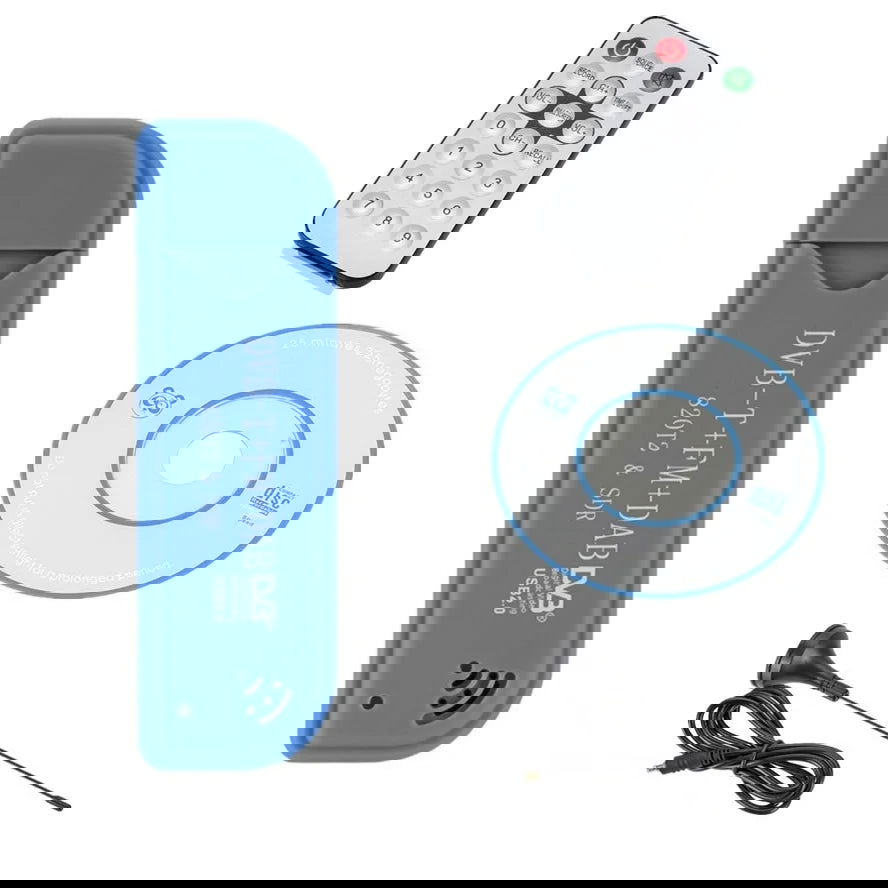 Mini Portable TV stick 820T2 Digital USB 2.0 TV Stick DVB-T + DAB + FM RTL2832U Support SDR Tuner Receiver TV accessories - Slobuy