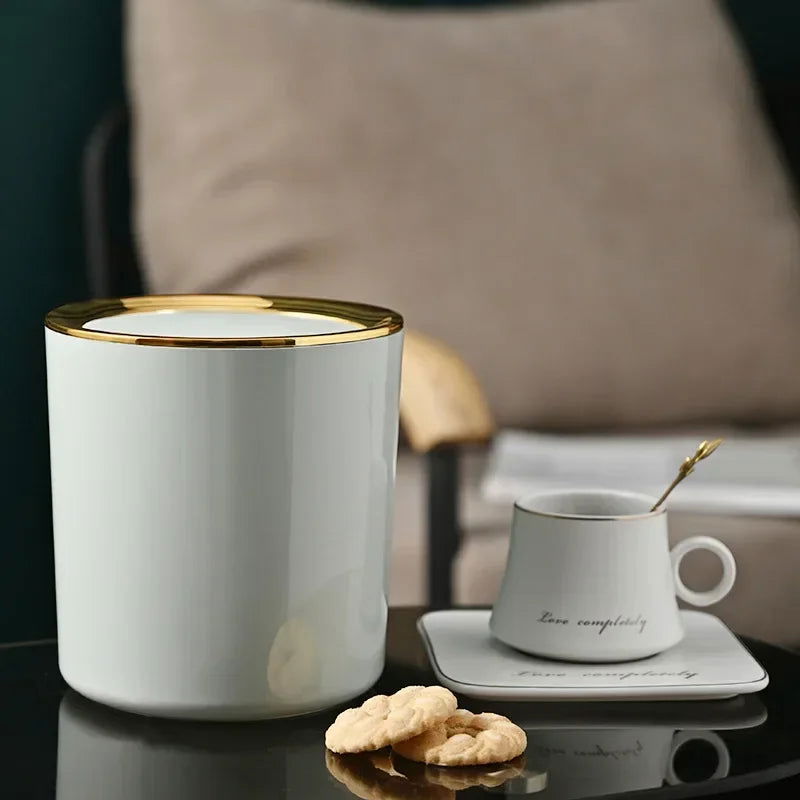 Mini Small Waste Bins Desktop Garbage Basket Home Table Plastic Trash Can Office Supplies Dustbins Sundries Barrel Box - Slobuy