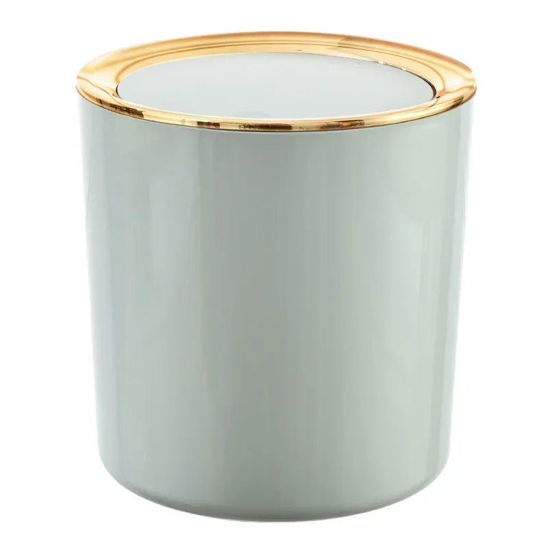 Mini Small Waste Bins Desktop Garbage Basket Home Table Plastic Trash Can Office Supplies Dustbins Sundries Barrel Box - Slobuy