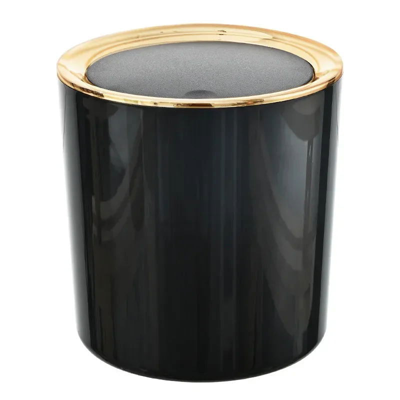 Mini Small Waste Bins Desktop Garbage Basket Home Table Plastic Trash Can Office Supplies Dustbins Sundries Barrel Box - Slobuy