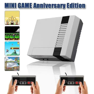 Mini TV Handheld Family Recreation Video Game Console AV Output Retro Built-in 620 Classic Games Dual Gamepad Gaming Player - Slobuy