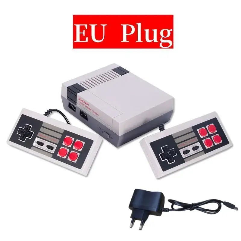 Mini TV Handheld Family Recreation Video Game Console AV Output Retro Built-in 620 Classic Games Dual Gamepad Gaming Player - Slobuy