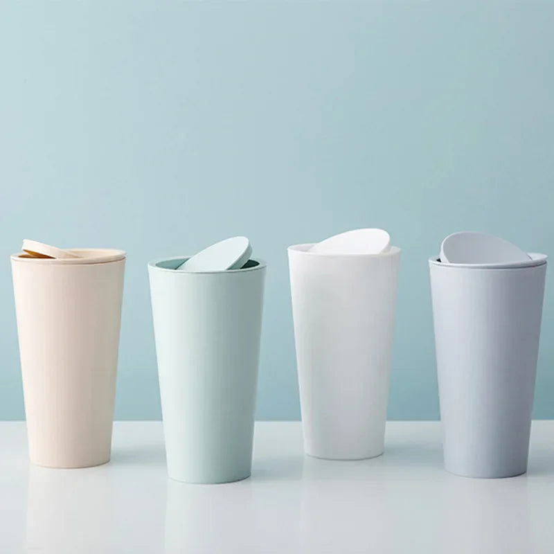 Mini Waste Bin Desktop Office Organizer Storage Home Garbage Basket Container Table Trash Bin Cleaning Barrel Small Trash Can - Slobuy