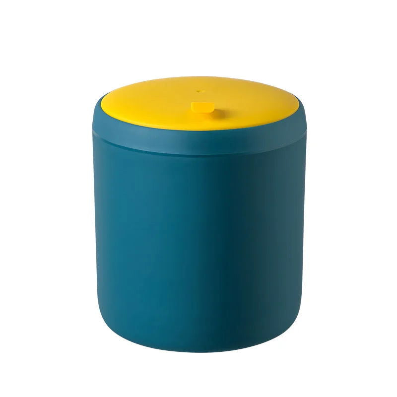 Mini Waste Bin Desktop Office Trash Can Home Garbage Basket Table Plastic Organizer Office Supplies Dustbins Sundries Barrel Box - Slobuy