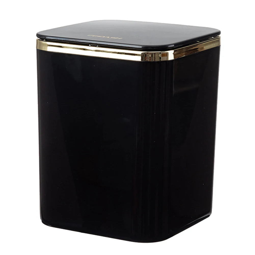 Mini Waste Bins Desktop Garbage Basket Home Table Plastic Trash Can Office Supplies Dustbins Car Portable Sundries Barrel Box - Slobuy