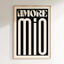 Minimalism Decor Posters Quotes Wall Art Canvas Painting Inspired Music Ciao Amore With Love Prints Living Room Home Decor - Slobuy