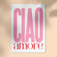 Minimalism Decor Posters Quotes Wall Art Canvas Painting Inspired Music Ciao Amore With Love Prints Living Room Home Decor - Slobuy