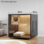 Minimalist Solid Wood Cat Cages for Home Indoor Cat House Modern Simple Pet Cage Large Free Space Movable Cages for Cats Villa - Slobuy