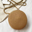 Minimalist Straw Bag Round Crossbody Purse Women Shoulder Vocation Style Handbag - Slobuy