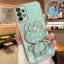 Mirror Plating Phone Holder Case For Samsung Galaxy A53 A73 A33 A52 A52s A72 A32 4G 5G A51 A71 A12 A31 A21S A50 A54 Stand Cover - Slobuy