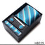 Mix Colors Wholesale 2023 New Style Wedding Gift Tie Pocket Squares Set Necktie Box Men Fit Wedding Blue Paisley - Slobuy