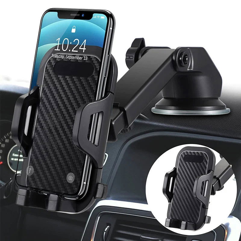 Mobile Phone Stand Long Arm Suction Cup Holder 360 Degree Rotation Universal Suction Pad Car Air Vent Phone Holder Car Accessory - Slobuy