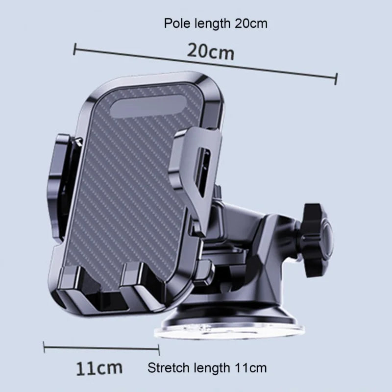 Mobile Phone Stand Long Arm Suction Cup Holder 360 Degree Rotation Universal Suction Pad Car Air Vent Phone Holder Car Accessory - Slobuy
