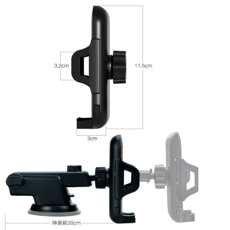 Mobile Phone Stand Long Arm Suction Cup Holder 360 Degree Rotation Universal Suction Pad Car Air Vent Phone Holder Car Accessory - Slobuy