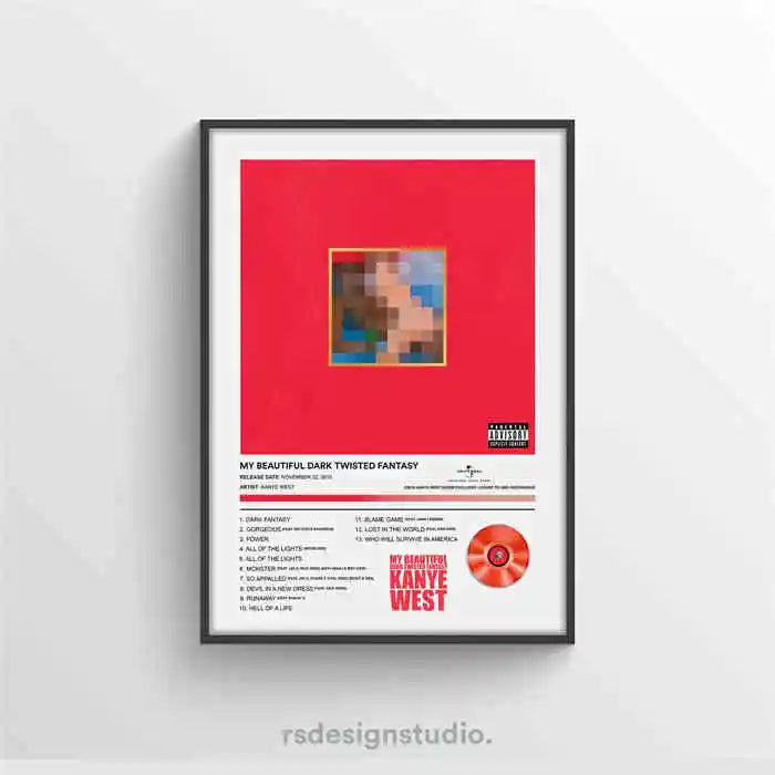 Modern Pop Wall Art Hip-Hop Rapper Kanye West HD Oil On Canvas Posters And Prints Home Living Room Bedroom Decor Gifts - Slobuy