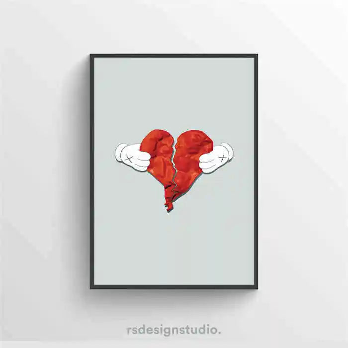 Modern Pop Wall Art Hip-Hop Rapper Kanye West HD Oil On Canvas Posters And Prints Home Living Room Bedroom Decor Gifts - Slobuy