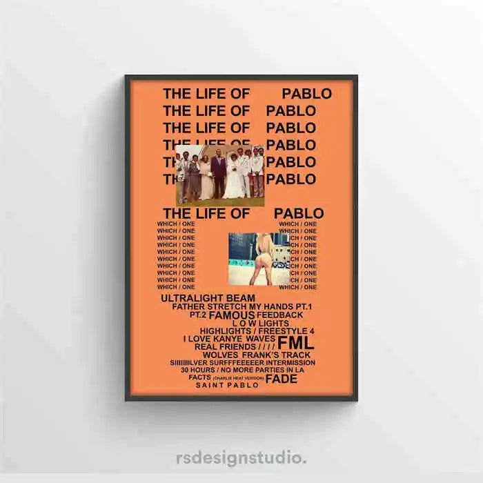 Modern Pop Wall Art Hip-Hop Rapper Kanye West HD Oil On Canvas Posters And Prints Home Living Room Bedroom Decor Gifts - Slobuy