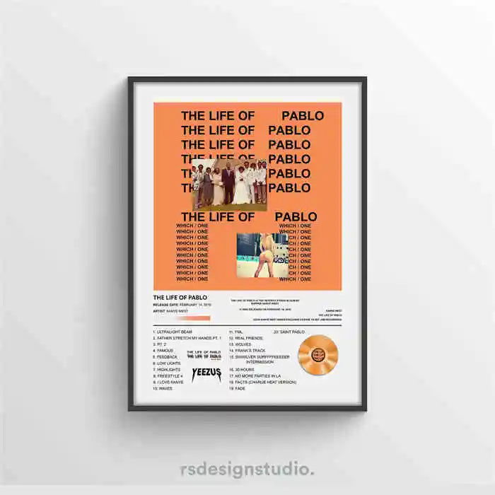 Modern Pop Wall Art Hip-Hop Rapper Kanye West HD Oil On Canvas Posters And Prints Home Living Room Bedroom Decor Gifts - Slobuy