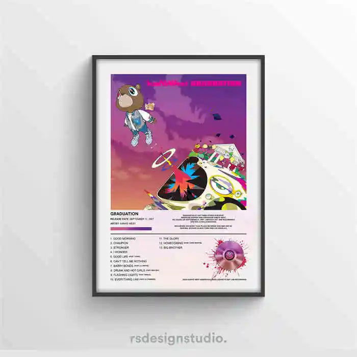 Modern Pop Wall Art Hip-Hop Rapper Kanye West HD Oil On Canvas Posters And Prints Home Living Room Bedroom Decor Gifts - Slobuy