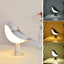 Modern Simple Magpie LED Bedside Lamp Small Cordless Wooden Bird Night Light Touch Control Bedroom Table Reading Lamp Home Decor - Slobuy