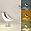 Modern Simple Magpie LED Bedside Lamp Small Cordless Wooden Bird Night Light Touch Control Bedroom Table Reading Lamp Home Decor - Slobuy