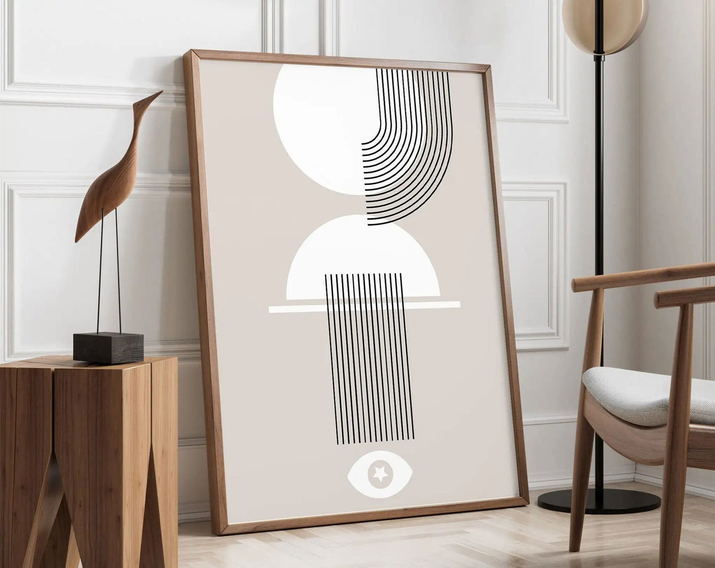 Modernist Bauhaus Geometric Canvas Poster Living Room Wall Art Retro Prints Mid Century Home Decorative Wall Art Painting - Slobuy