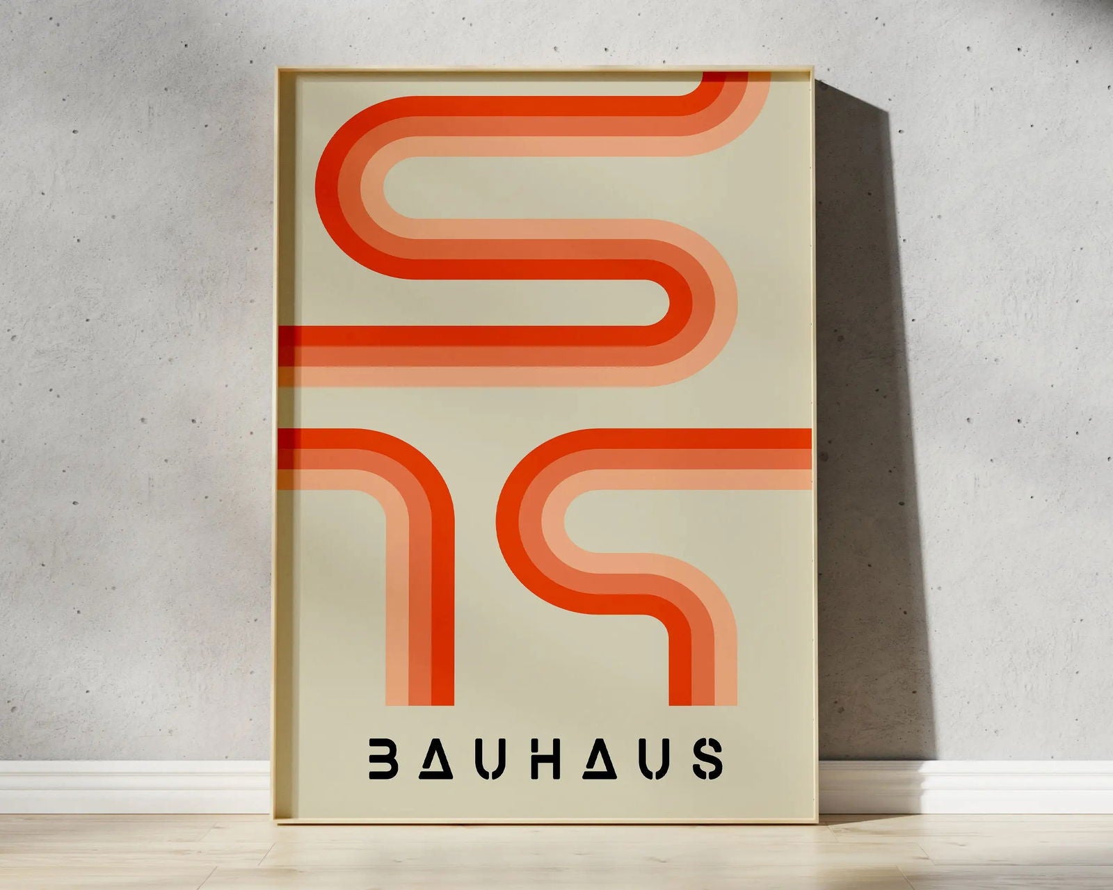 Modernist Bauhaus Geometric Canvas Poster Living Room Wall Art Retro Prints Mid Century Home Decorative Wall Art Painting - Slobuy