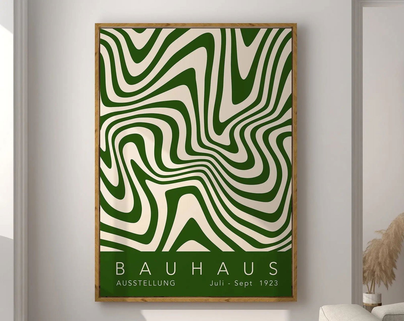 Modernist Bauhaus Geometric Canvas Poster Living Room Wall Art Retro Prints Mid Century Home Decorative Wall Art Painting - Slobuy