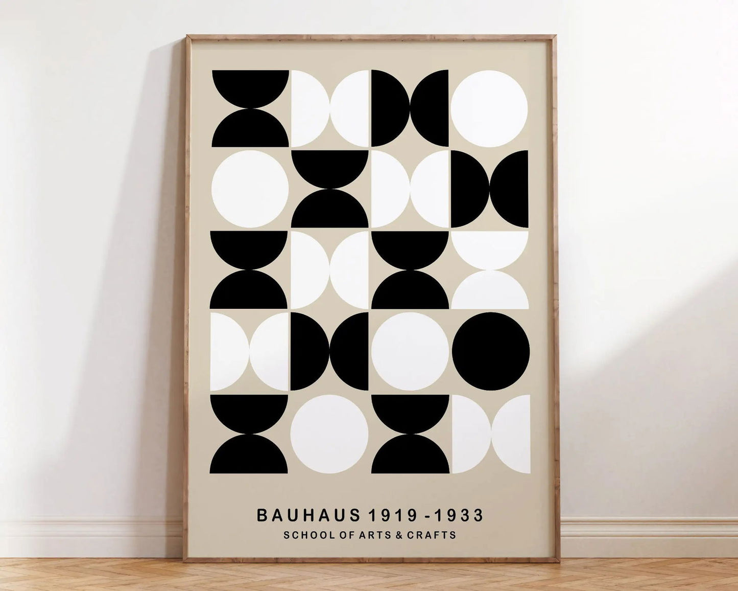 Modernist Bauhaus Geometric Canvas Poster Living Room Wall Art Retro Prints Mid Century Home Decorative Wall Art Painting - Slobuy