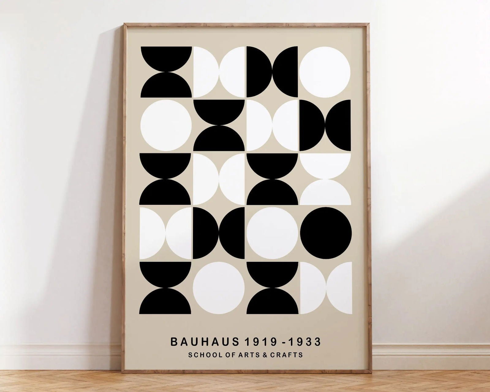 Modernist Bauhaus Geometric Canvas Poster Living Room Wall Art Retro Prints Mid Century Home Decorative Wall Art Painting - Slobuy