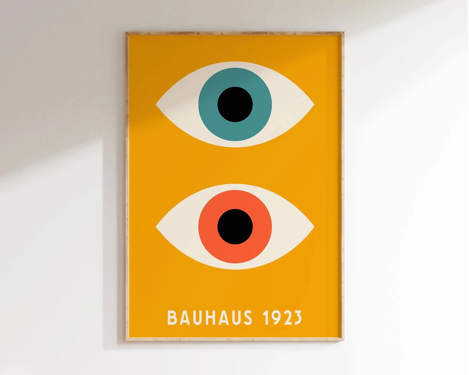 Modernist Bauhaus Geometric Canvas Poster Living Room Wall Art Retro Prints Mid Century Home Decorative Wall Art Painting - Slobuy